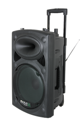 Ibiza Altoparlante Portatile con 15" Basso (Nero, 800W)