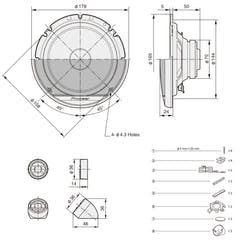 Pioneer TS-G170C Sistema Altoparlante Auto 2-vie (17cm, 6,5")