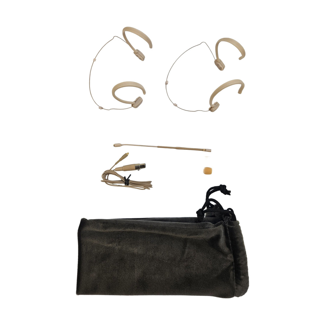 JTS CM-808 headset-mikrofon med kugle, beige