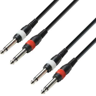 3 Star Cavo Jack stereo 6,3mm (6m)