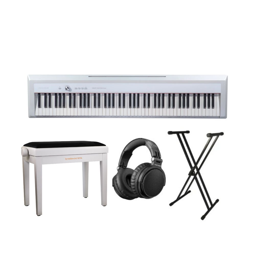 Grooveland P450 El Klaver (Bianco) Piano Pack completo