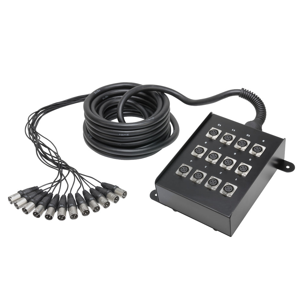 Multicable with Stage Box 12/0 10 m
