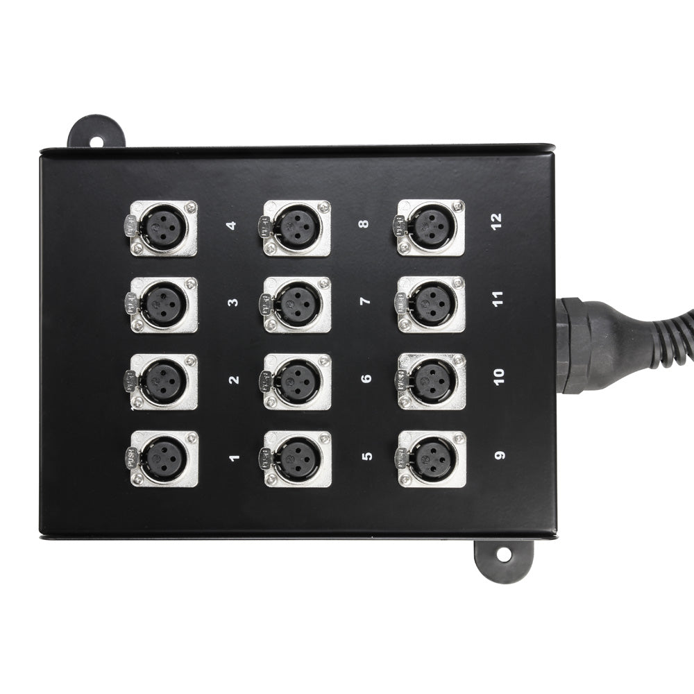 Multicable with Stage Box 12/0 10 m