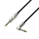 Cavo Strumento Jack 6.3 mm mono a Jack Angolato 6.3 mm mono