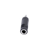 Adapter Audio Connector 6.3 mm Stereo Jack Female to 3.5 mm Stereo Jack