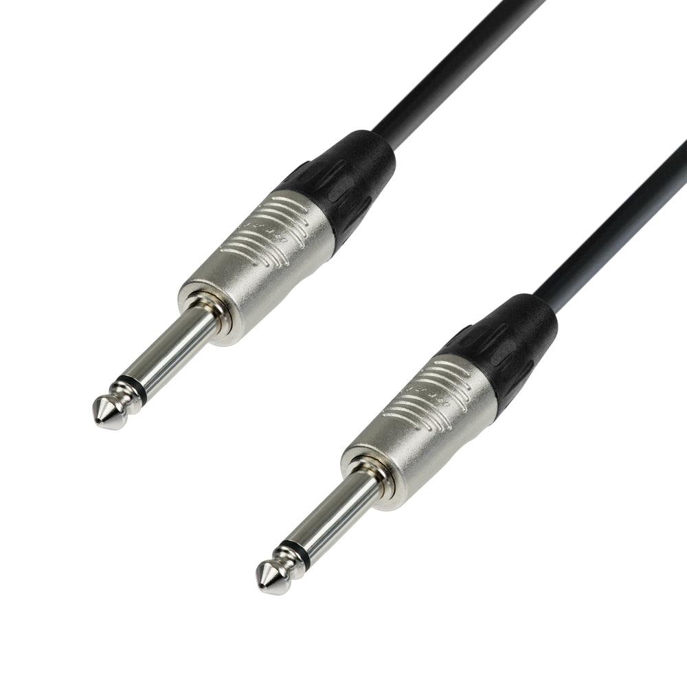 Adam Hall Cables 4 Star Serie - Cavo Strumento REAN 6.3 mm Jack mono a 6.3 mm Jack mono 4.5 m