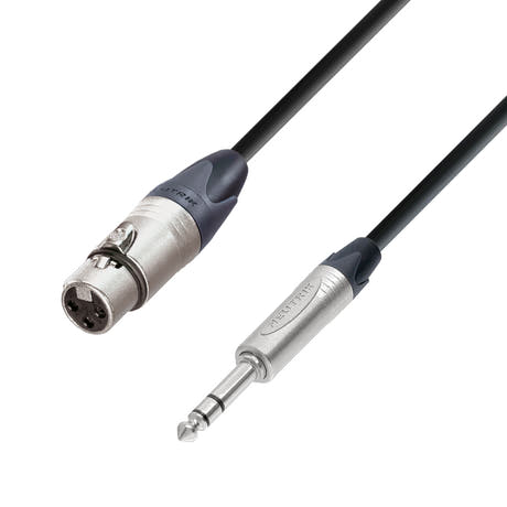 Neutrik XLR Femmina a Jack Bilanciato (3 m)