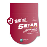 Adam Hall Cables 5 STAR BVV 1000 - cavo bilanciato | jack Neutrik® TRS | 10 m