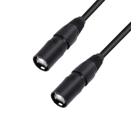 Adam Hall Cables 5 STAR ECON CAT6A 1 m - Netværkskabel | Cat.6a (S/FTP) Neutrik etherCON® | 1 m