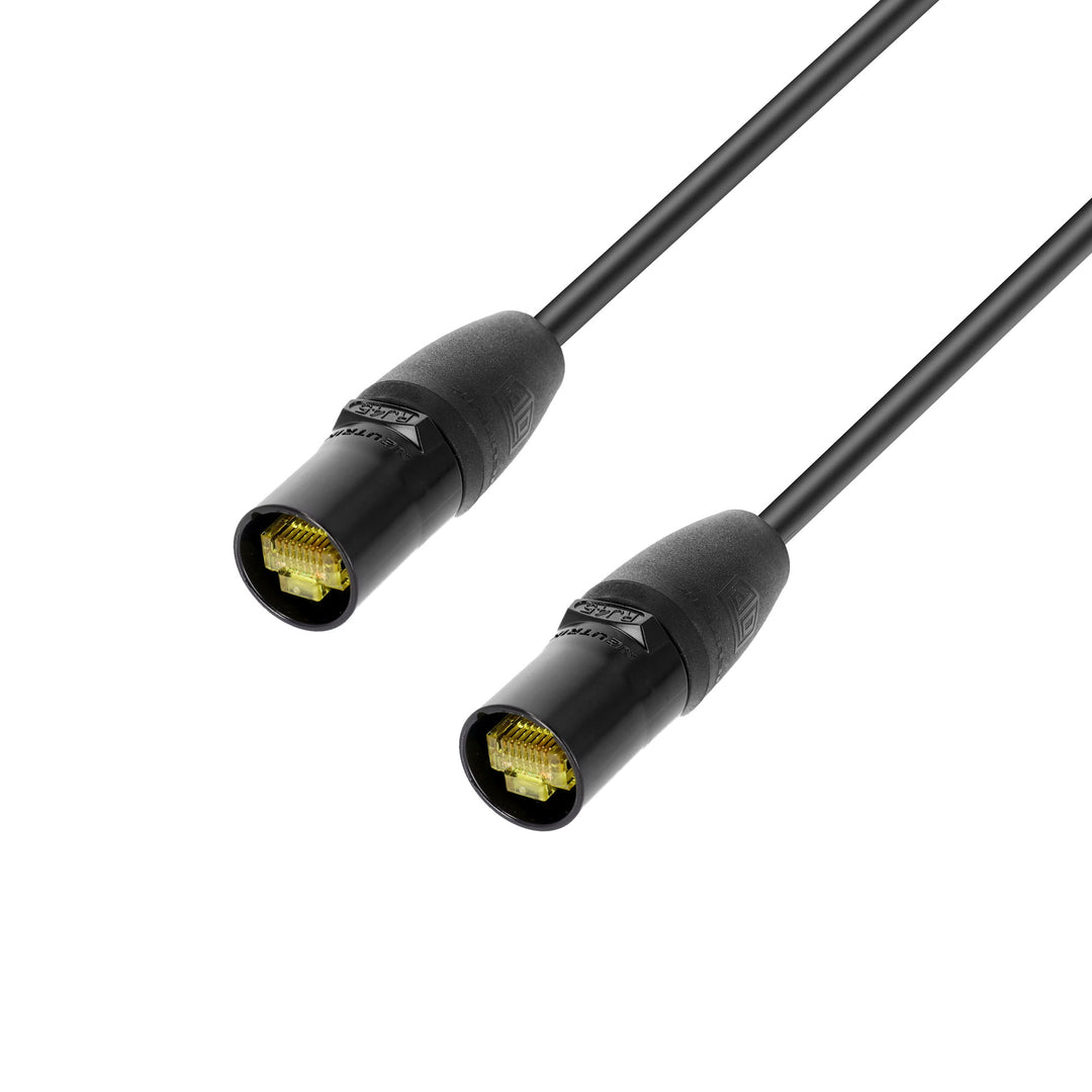 Adam Hall Cables 5 STAR ECON CAT6 RR 10 m – Cavi Dati | Cat.6a (S/FTP) Neutrik etherCON®, retrattile | 10 m