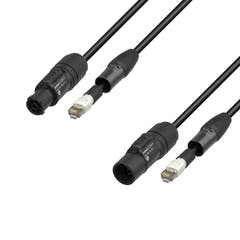 Cavi Adam Hall 5 STAR H TCON N 0500 - Cavo ibrido per rete | Neutrik etherCON® x TRUE1® | 5 m
