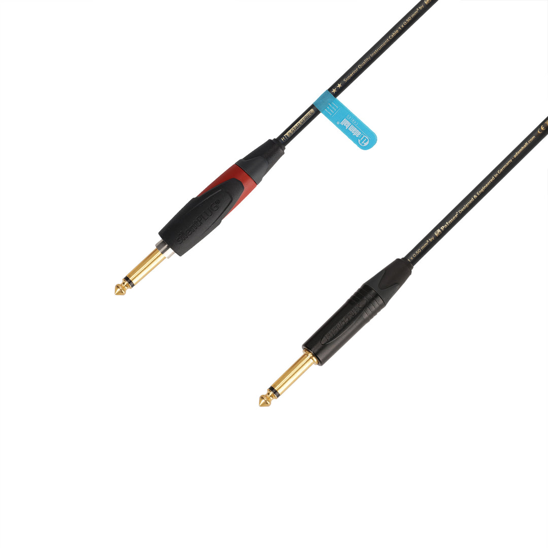 Adam Hall Cables 5 STAR IPP 0600 PALMER® CABLE SILENT - cavo per strumenti | Palmer® & Neutrik silentPLUG® Jack TS | 6 m