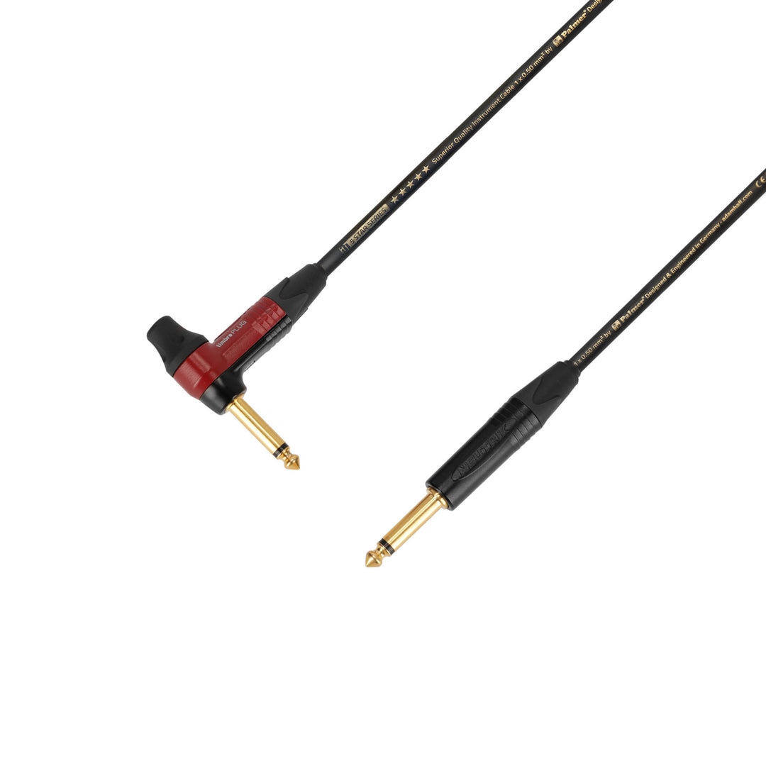 Adam Hall Cables 5 STAR IPR 0300 PALMER® CABLE TIMBRE - Cavo per strumenti | Palmer® & Neutrik timbrePLUG® jack angolato x jack TS | 3 m