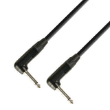 Neutrik Cavo Strumento 6.3 mm Jack Angolato mono a 6.3 mm Jack Angolato mono (15 cm)