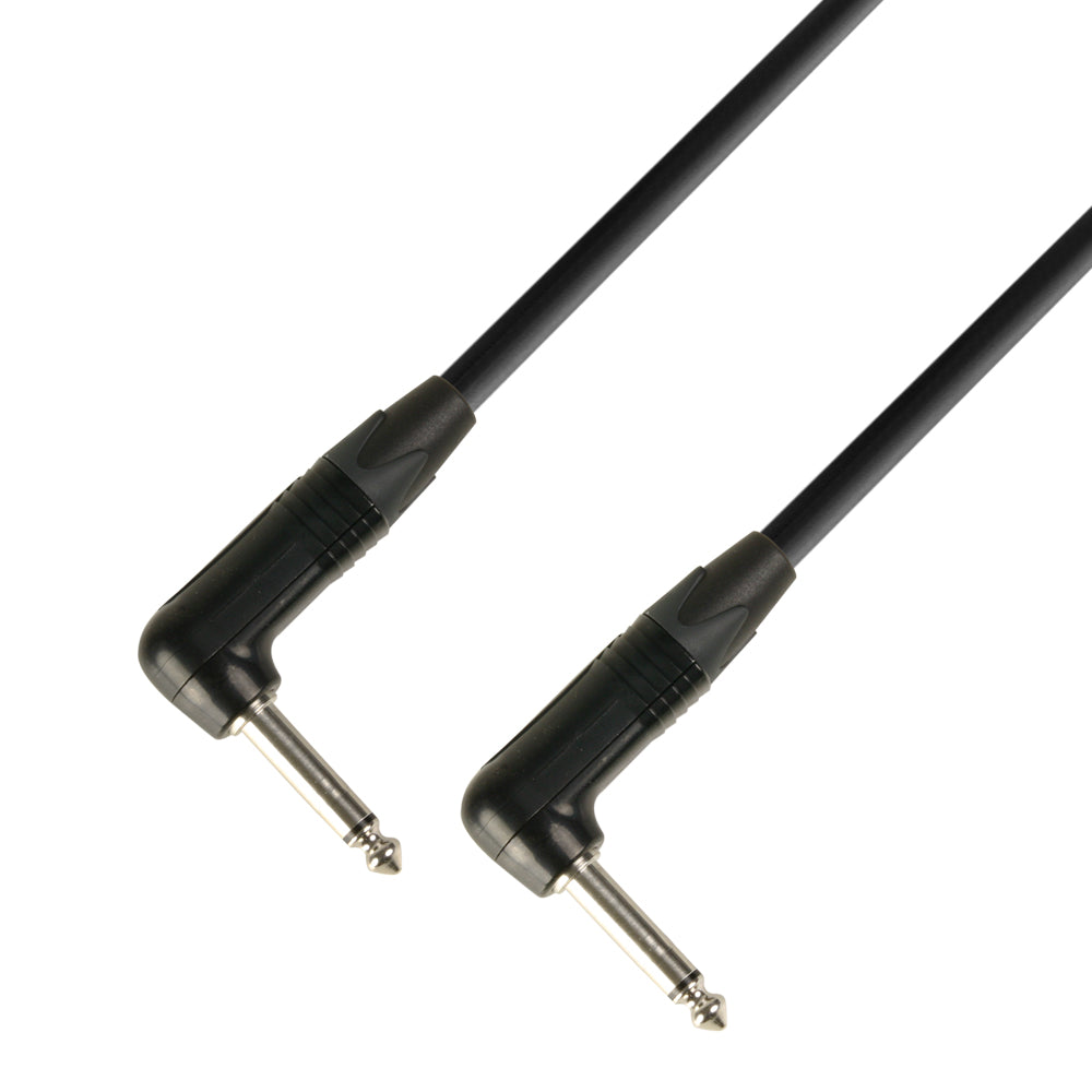 Neutrik Cavo per strumenti 6.3 mm Jack angolato mono a 6.3 mm Jack angolato mono (15 cm)