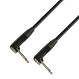 Cavo dello strumento Neutrik 6,3 mm angolo jack mono a 6,3 mm angolo jack mono (15 cm)