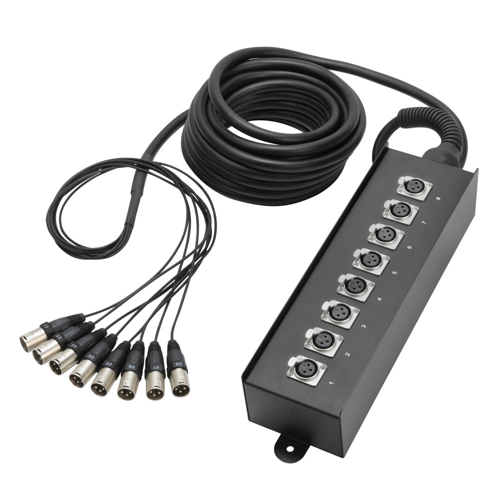 Multicable with Stage Box 8/0 10 m