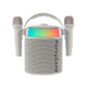 PartyZone Karaoke Set with 2 Microphones (White)
