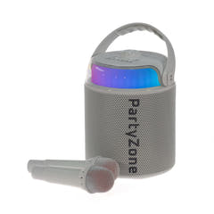 PartyZone Set Karaoke con 2 Microfoni (Hvid)
