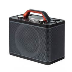 Impianto Karaoke con 2 Microfoni (Nero)