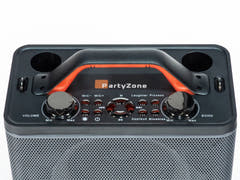 Impianto Karaoke con 2 Microfoni (Nero)