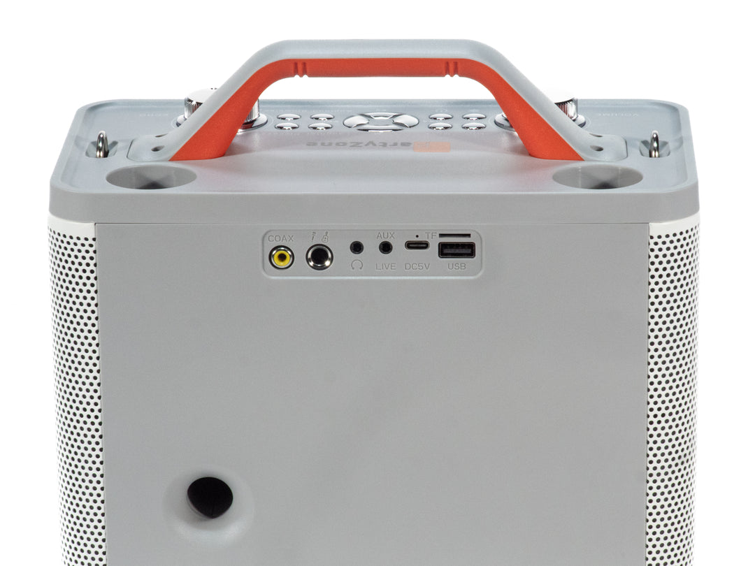 Impianto Karaoke con 2 Microfoni (Hvid)