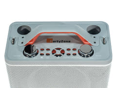 Impianto Karaoke con 2 Microfoni (Hvid)
