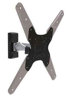 Supporto TV da Parete Completamente Regolabile 26-42 " 30 kg Argento/Nero