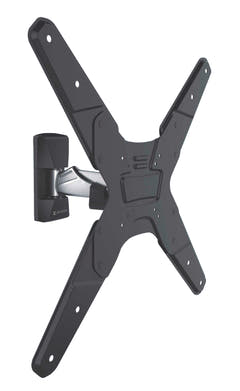 Supporto TV da Parete Completamente Regolabile 26-42 " 30 kg Argento/Nero