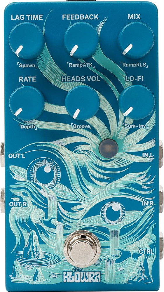 Pedale delay multi-head Klowra Rilum