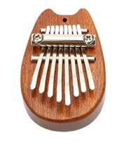 Kalimba con 8 note. Corpo in noce. Easttop EK04
