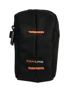 Borsa per Fotocamera Compatta (Nero, Arancione, 60x100x30 mm)