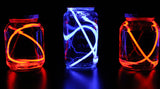 Glowstick bracelet, mixed colours, 100 pcs