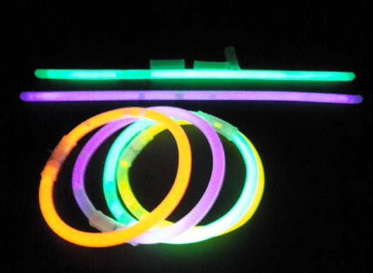 Bastoncini luminosi Braccialetti 100 pz. (Colori Misti)
