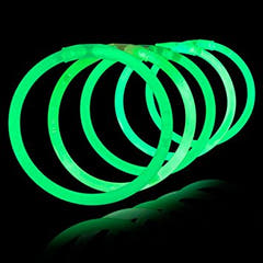 Bastoncini luminosi Braccialetti 100 pz. (Monocolore)