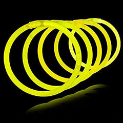 Bastoncini luminosi Braccialetti 100 pz. (Monocolore)