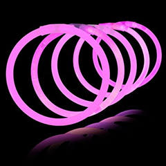 Bastoncini luminosi Braccialetti 100 pz. (Monocolore)