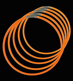 Bastoncini luminosi Braccialetti 100 pz. (Monocolore)