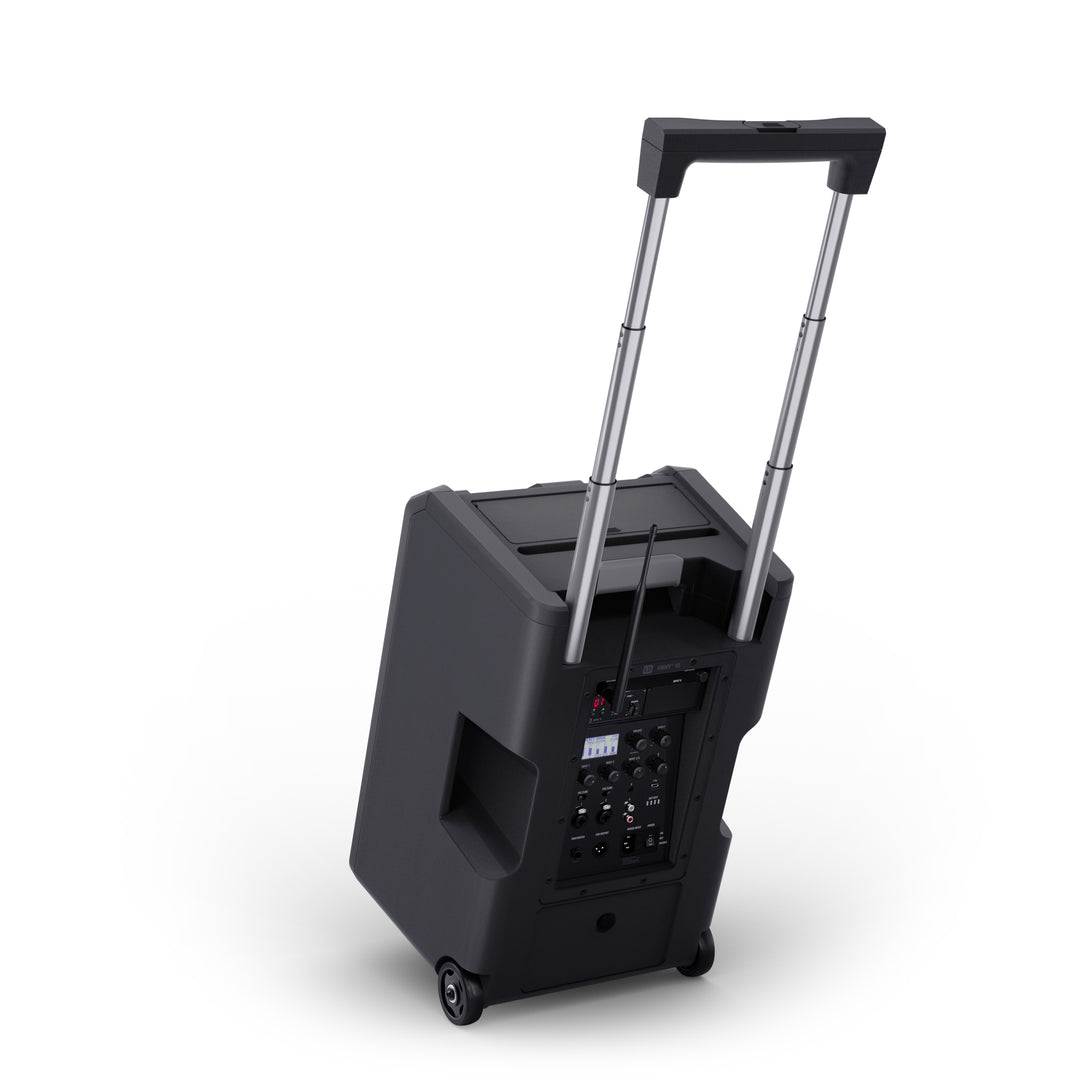 LD Systems ANNY® 10 HHD B5 - 10" bærbart batteridrevet Bluetooth® PA-system med mixer og 1x trådløs håndholdt mikrofon