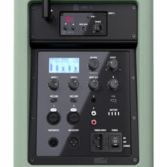 LD Systems ANNY® 8 BPH B5 GN - Altoparlante PA portatile Bluetooth® alimentato a batteria con mixer e 1x microfono headset (incl. bodypack), Adventure Green