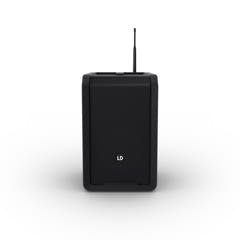 LD Systems ANNY® 8 BPH B5 - Altoparlante PA Bluetooth® portatile alimentato a batteria con mixer e 1x microfono headset (incl. bodypack), Stage Black