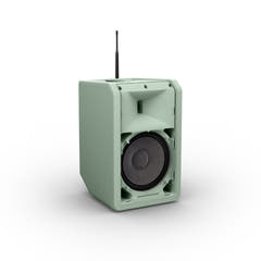LD Systems ANNY® 8 BPH B6 GN - Altoparlante PA portatile a batteria Bluetooth® con mixer e 1x microfono headset (incl. bodypack), Adventure Green