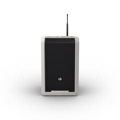 LD Systems ANNY® 8 BPH B6 G - Altoparlante PA Bluetooth® portatile alimentato a batteria con mixer e 1x microfono headset (incl. bodypack), Urban Grey