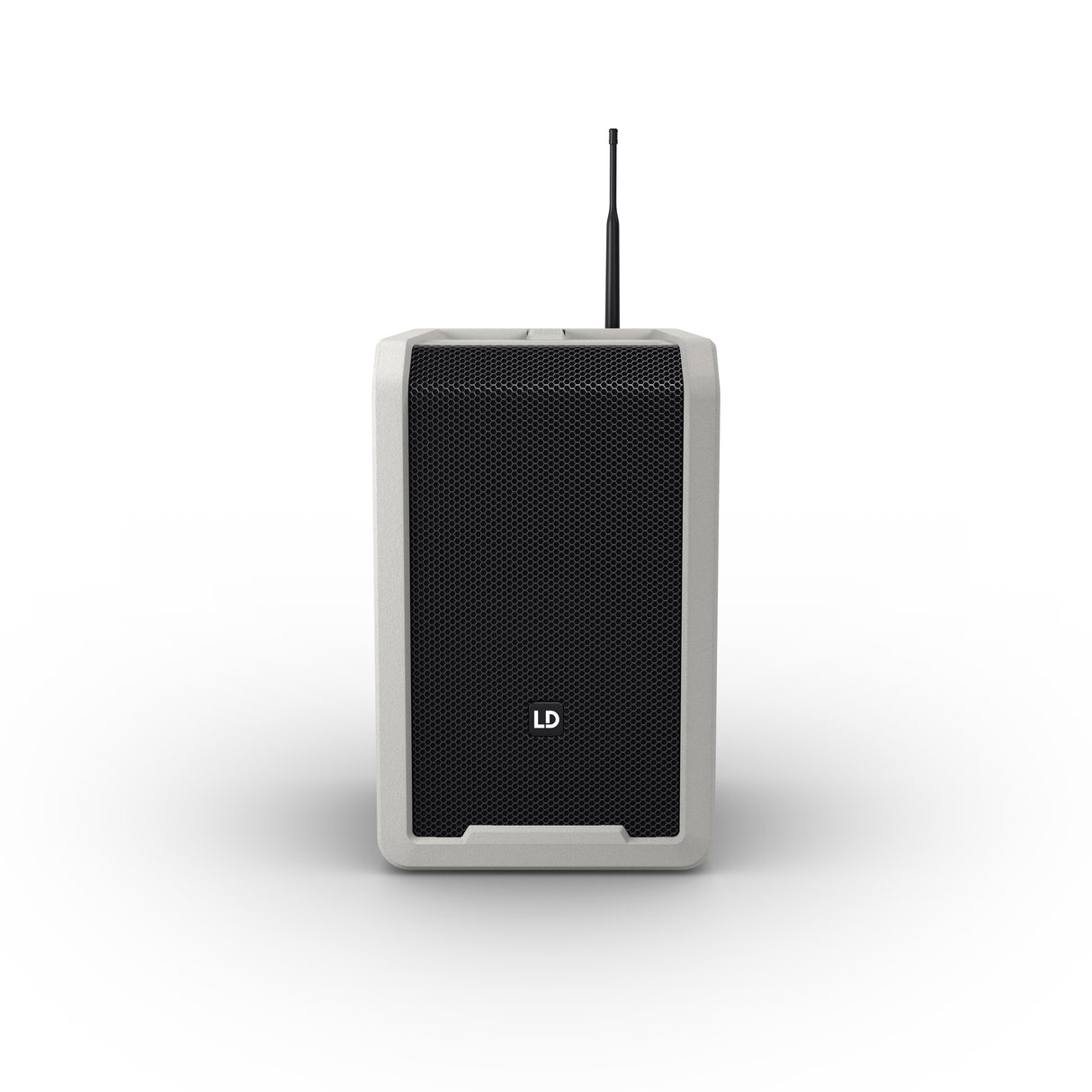 LD Systems ANNY® 8 BPH B6 G - Bærbar batteridrevet Bluetooth® PA-højttaler med mixer og 1x headsetmikrofon (inkl. bodypack), Urban Grey