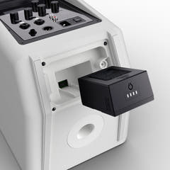 LD Systems ANNY® 8 BPH B6 W - Altoparlante PA Bluetooth® portatile alimentato a batteria con mixer e 1x microfono headset (incl. bodypack), Pure White