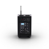 LD Systems ANNY® 8 BPH B8 - Altoparlante PA Bluetooth® portatile alimentato a batteria con mixer e 1x microfono headset (incl. bodypack), Stage Black