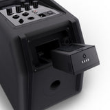 LD Systems ANNY® 8 BPH B8 - Altoparlante PA Bluetooth® portatile alimentato a batteria con mixer e 1x microfono headset (incl. bodypack), Stage Black