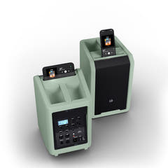 LD Systems ANNY® 8 GN - Altoparlante PA portatile a batteria Bluetooth® con mixer, Adventure Green