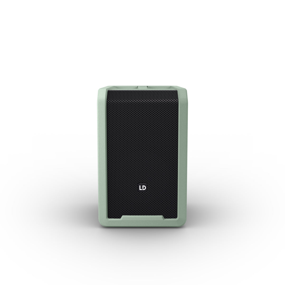 LD Systems ANNY® 8 GN - Altoparlante PA portatile a batteria Bluetooth® con mixer, Adventure Green