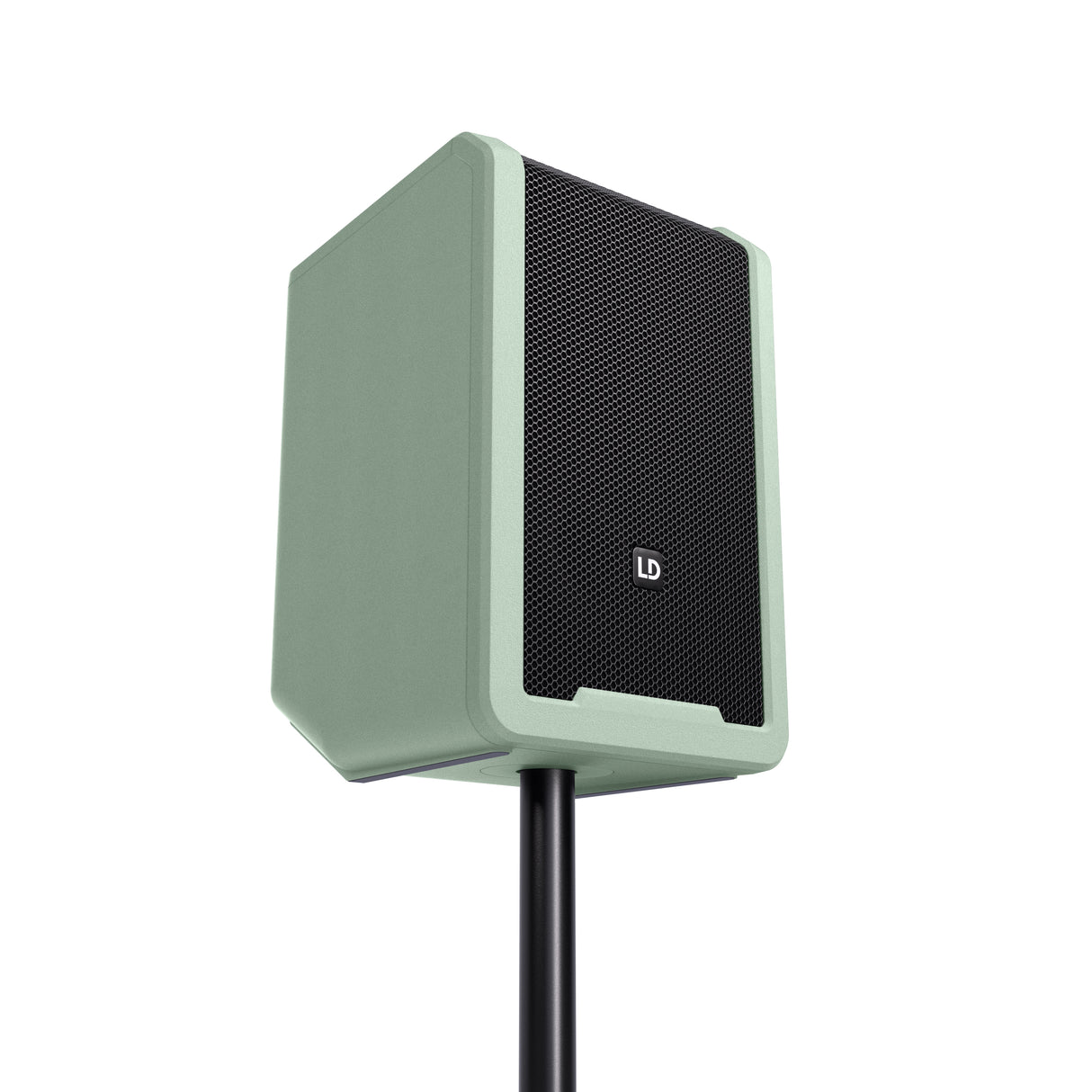 LD Systems ANNY® 8 HHD B5 GN - Bærbar batteridrevet Bluetooth® PA-højttaler med mixer og 1x trådløs håndholdt mikrofon, Adventure Green